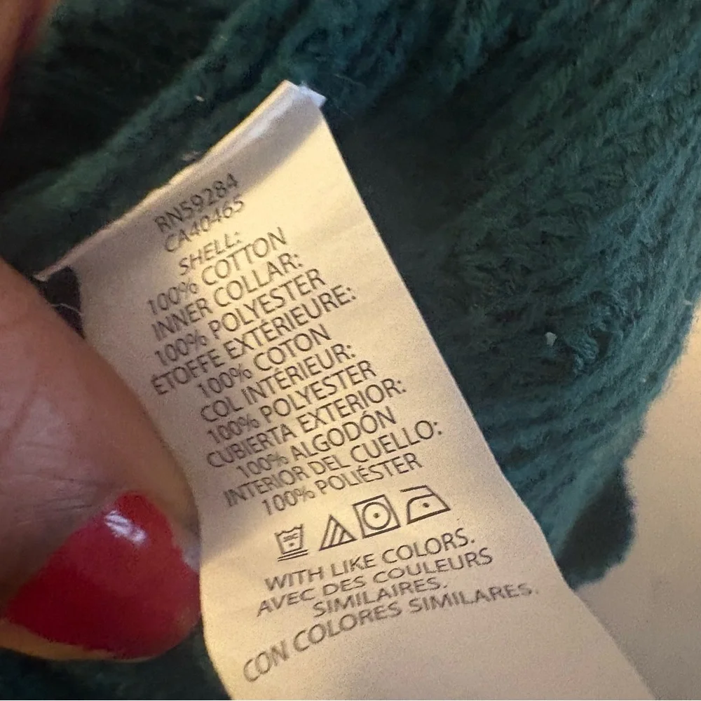 The Children's Place Dark Green Half-Zip Knit Sweater - Picture 6 of 6